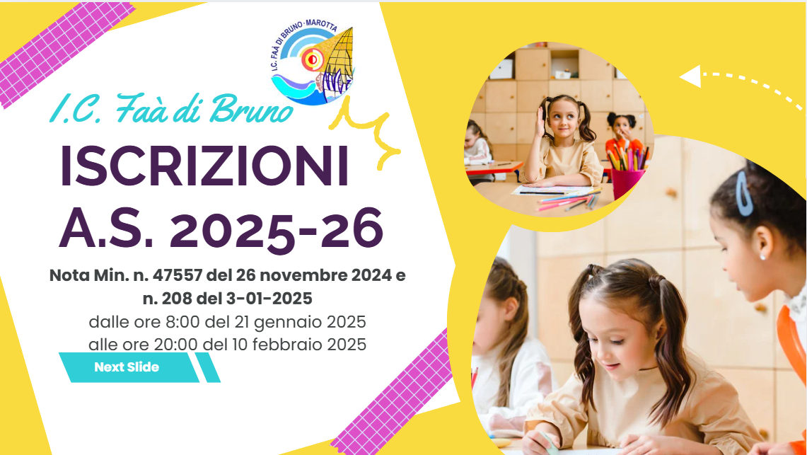 Iscrizioni Scuola Primaria